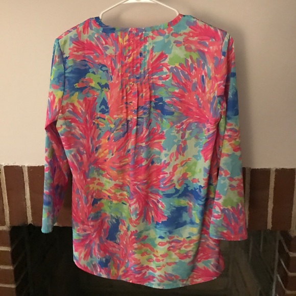 EUC Lilly Pulitzer Tunic Top Sample Size S - Picture 2 of 6